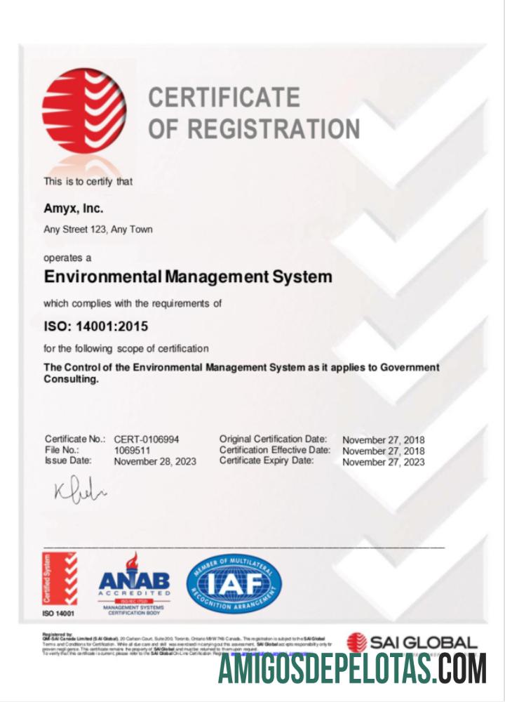 Certificado SAI GLOBAL de registro comercial da Austrália para impressão, modelo Word e PDF